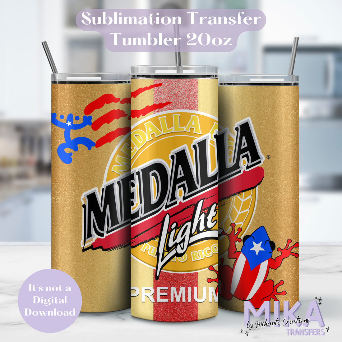 Medalla | Tumbler Sublimation Transfer