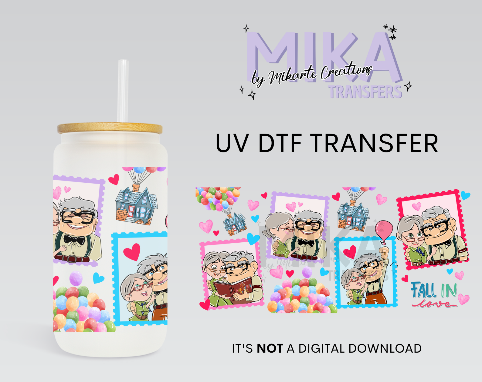 Balloons up | UV DTF Wrap