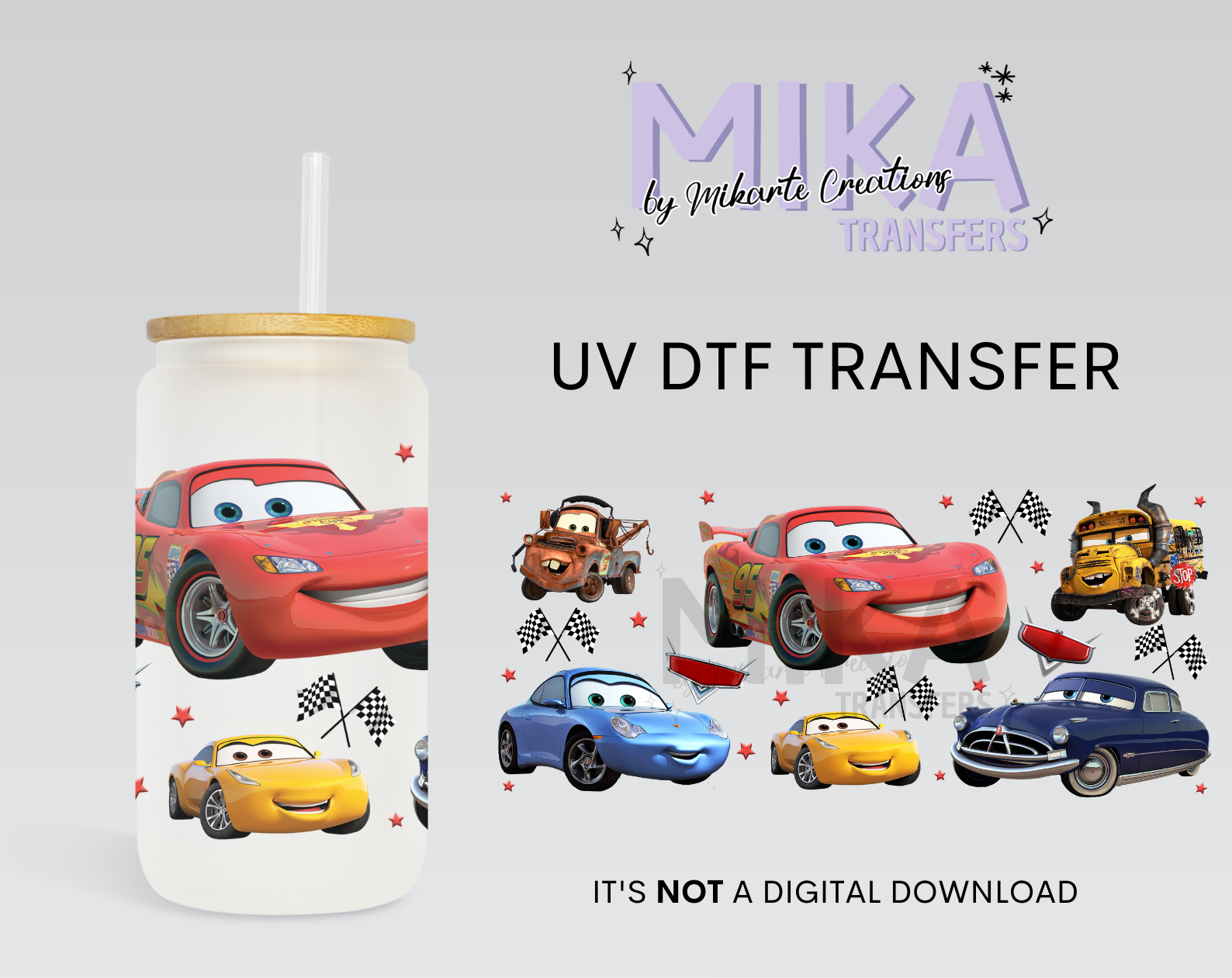 Cars | UV DTF Wrap