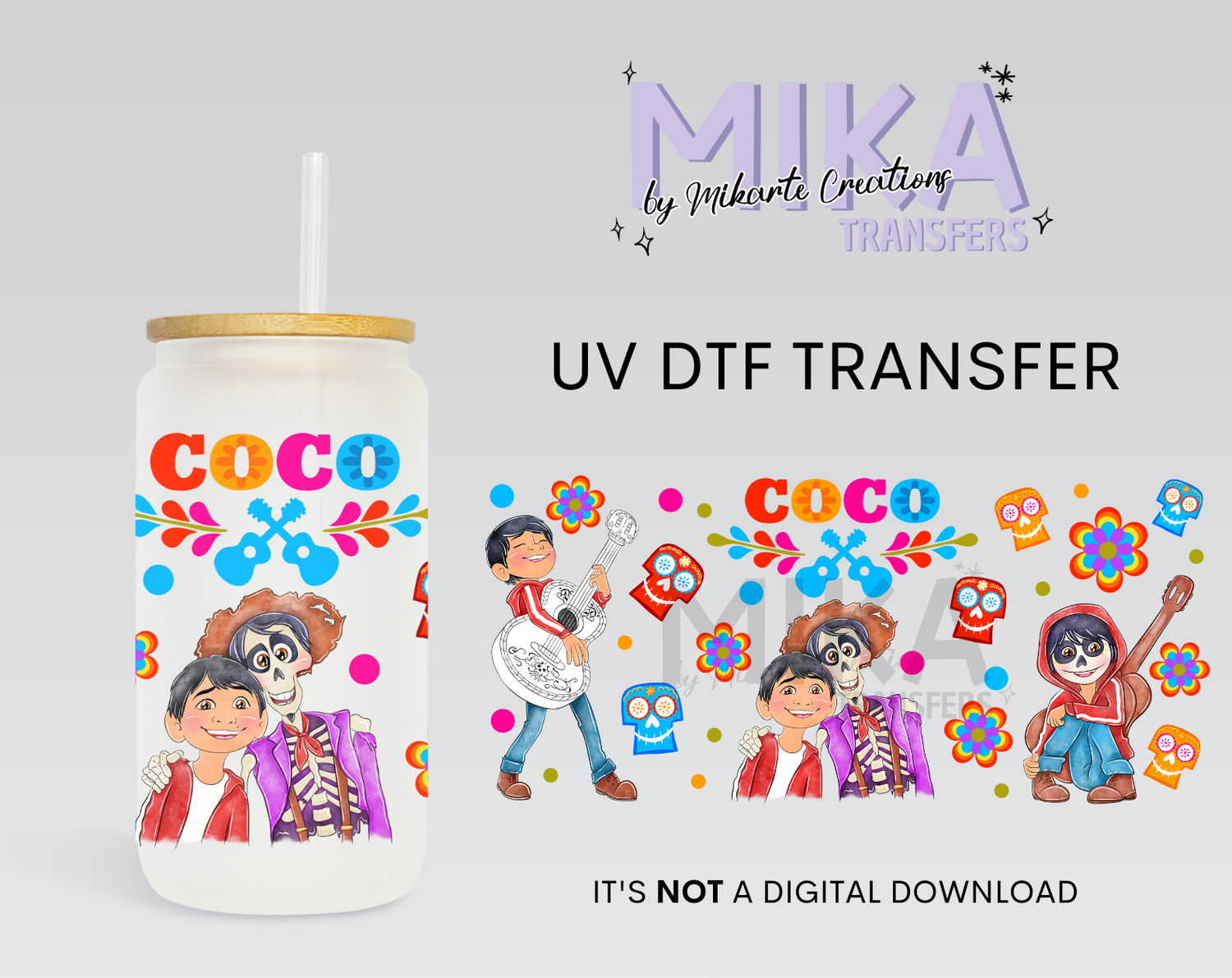 Coco | UV DTF Wrap