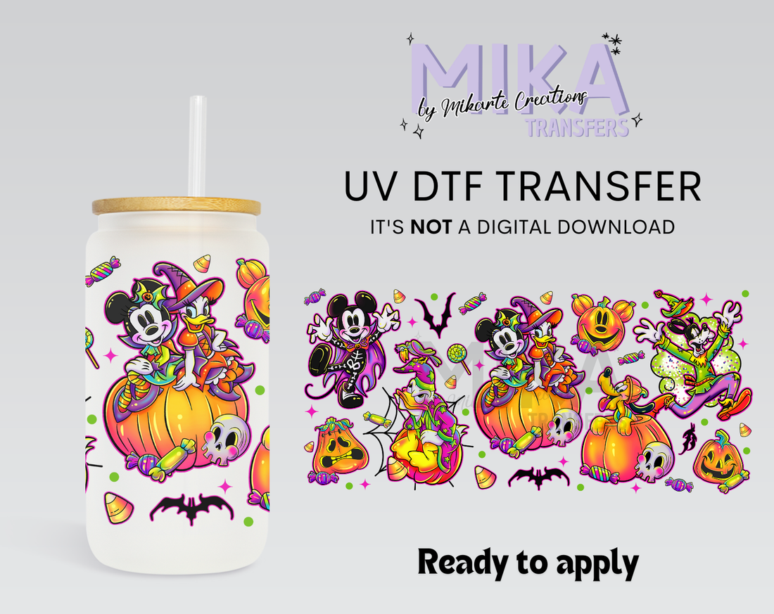 Spooky Mouse &amp; Friends | UV DTF