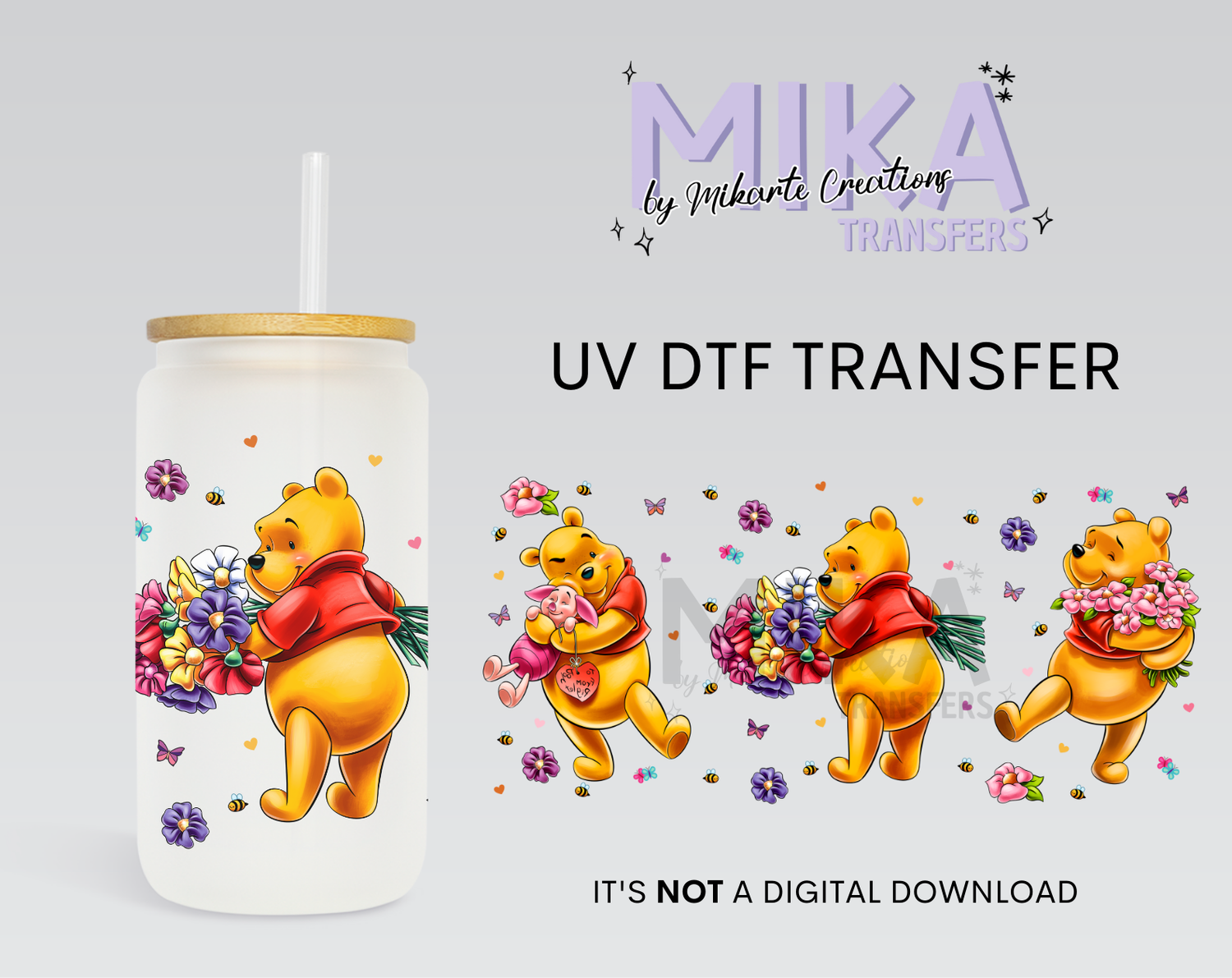 Spring Bear | UV DTF Wrap