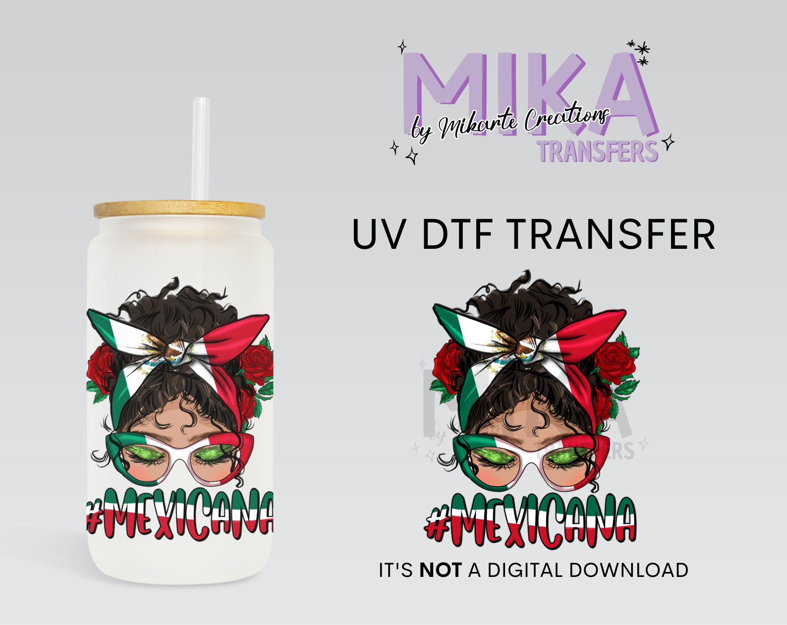 Mexicana UV DTF Decal