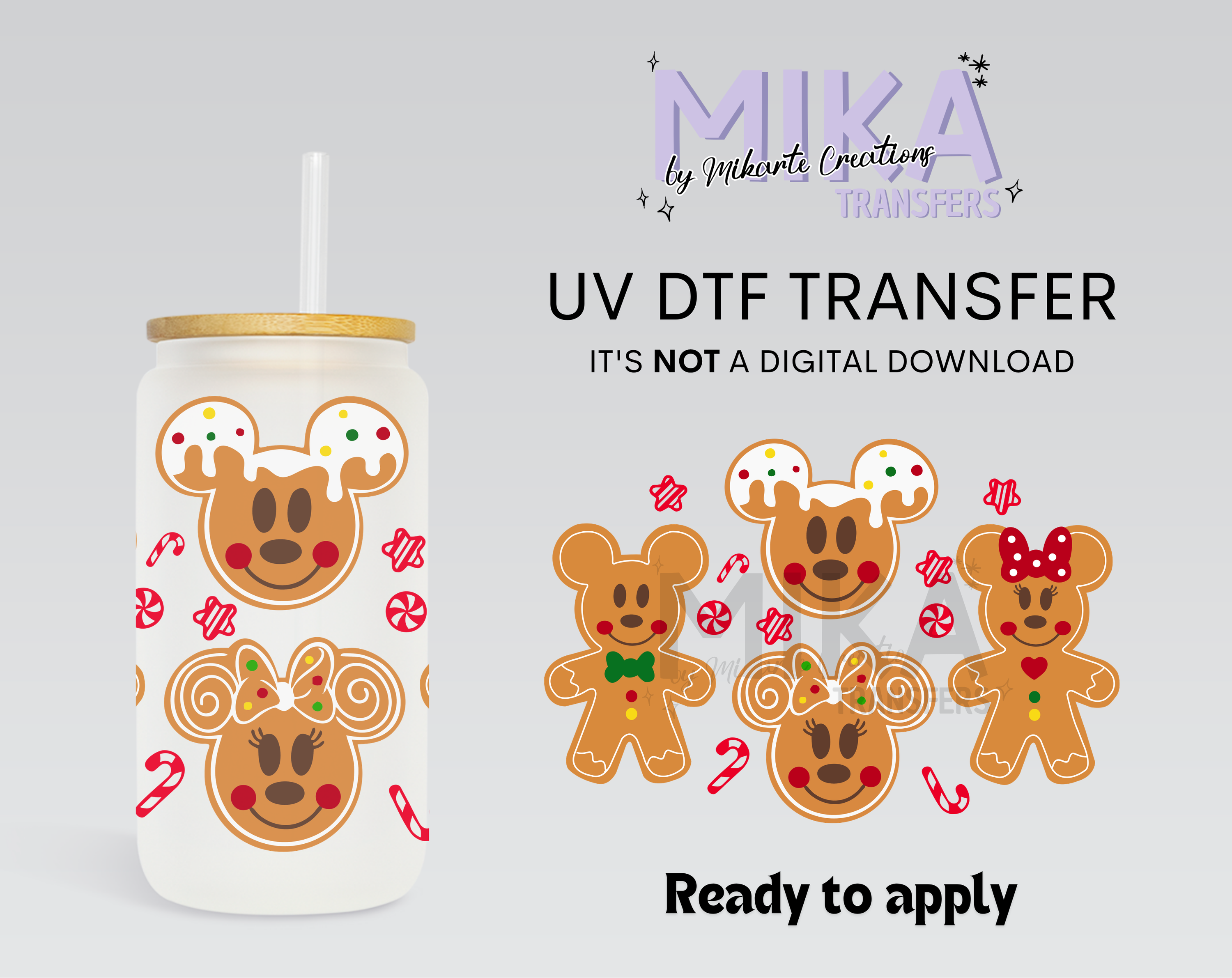 Christmas Cookies | UV DTF