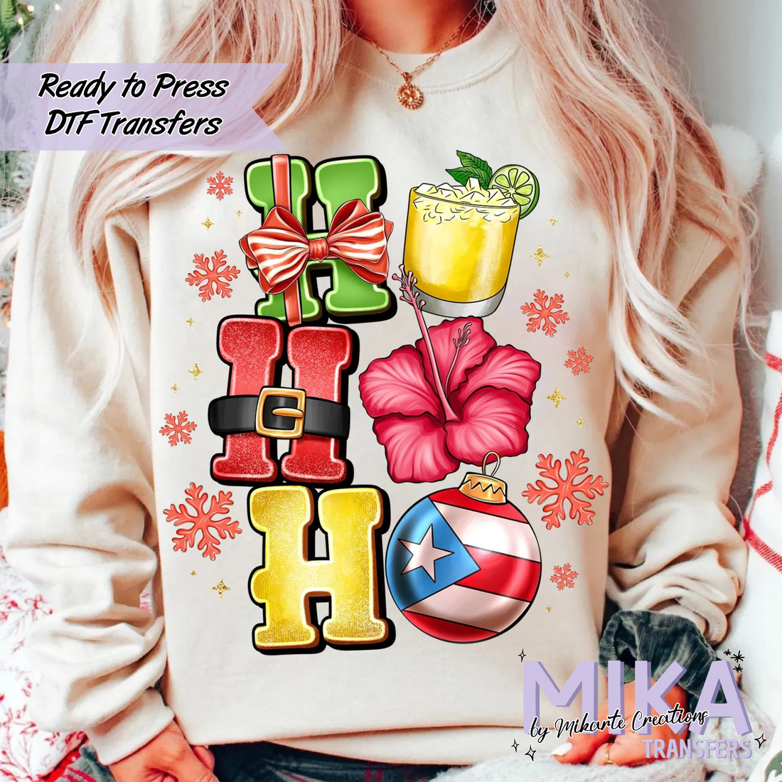 HOHOHO Puerto Rico | DTF transfers