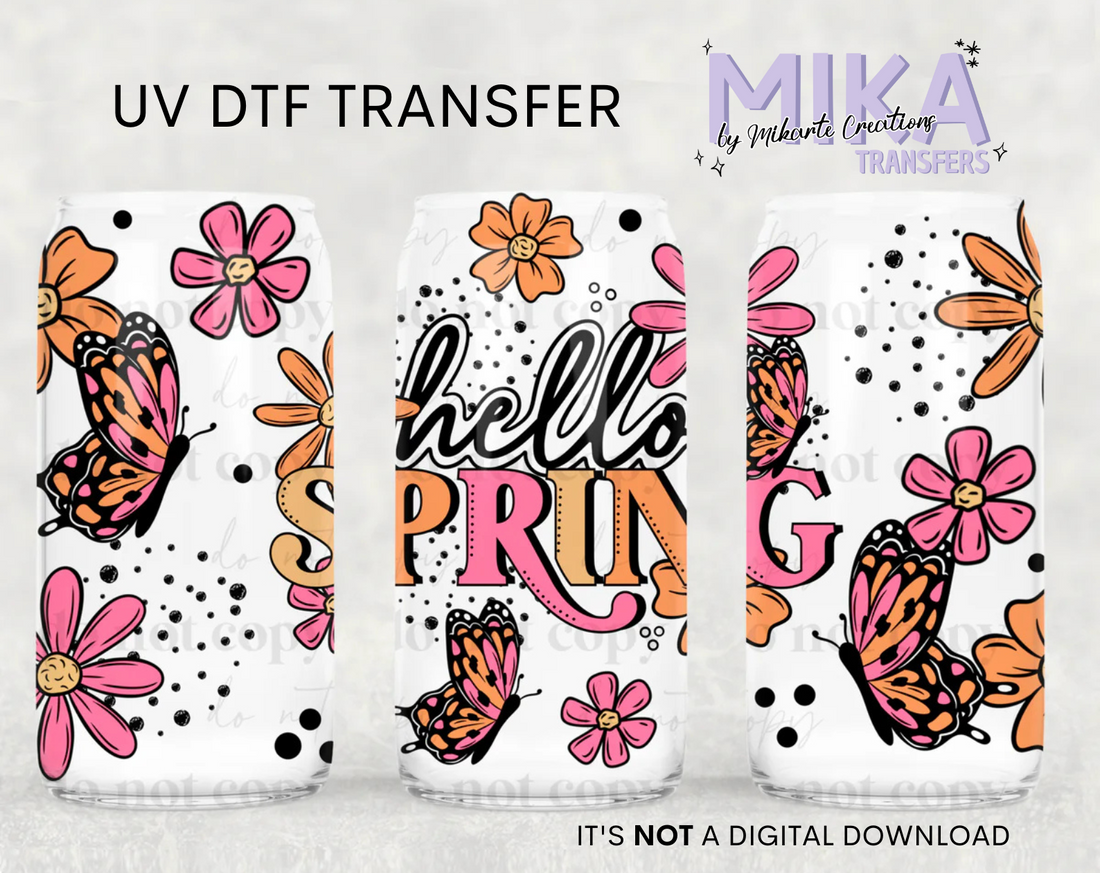 Hello Spring | UV DTF