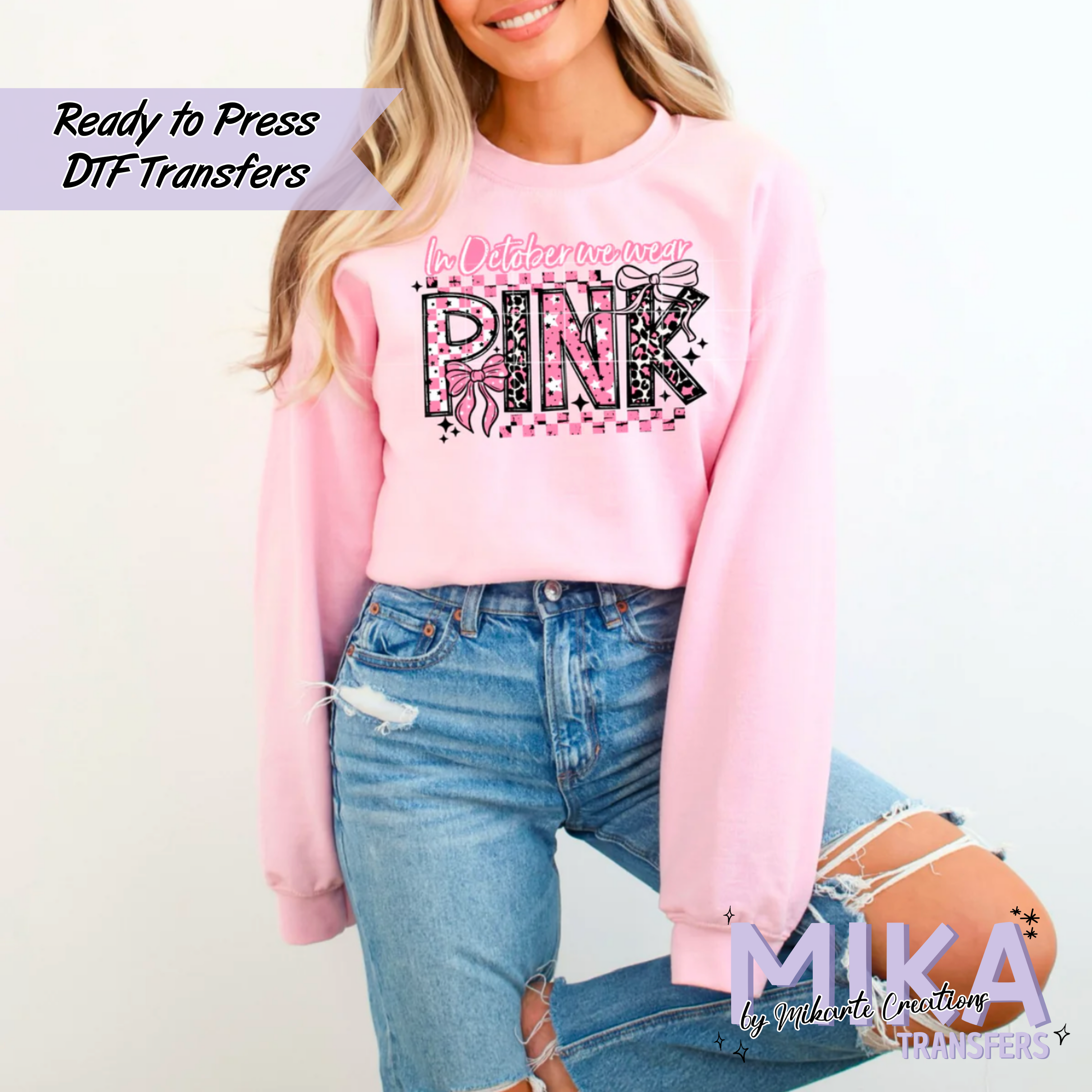 Octuber Pink | DTF Transfer