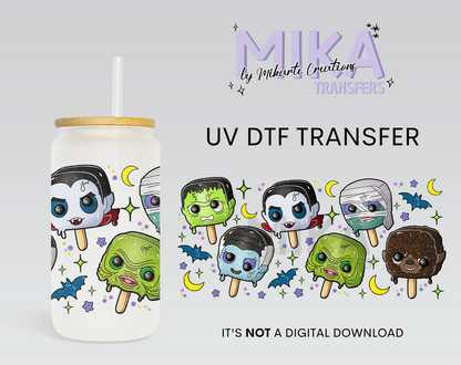 Monsters popsicle | UV DTF Wrap