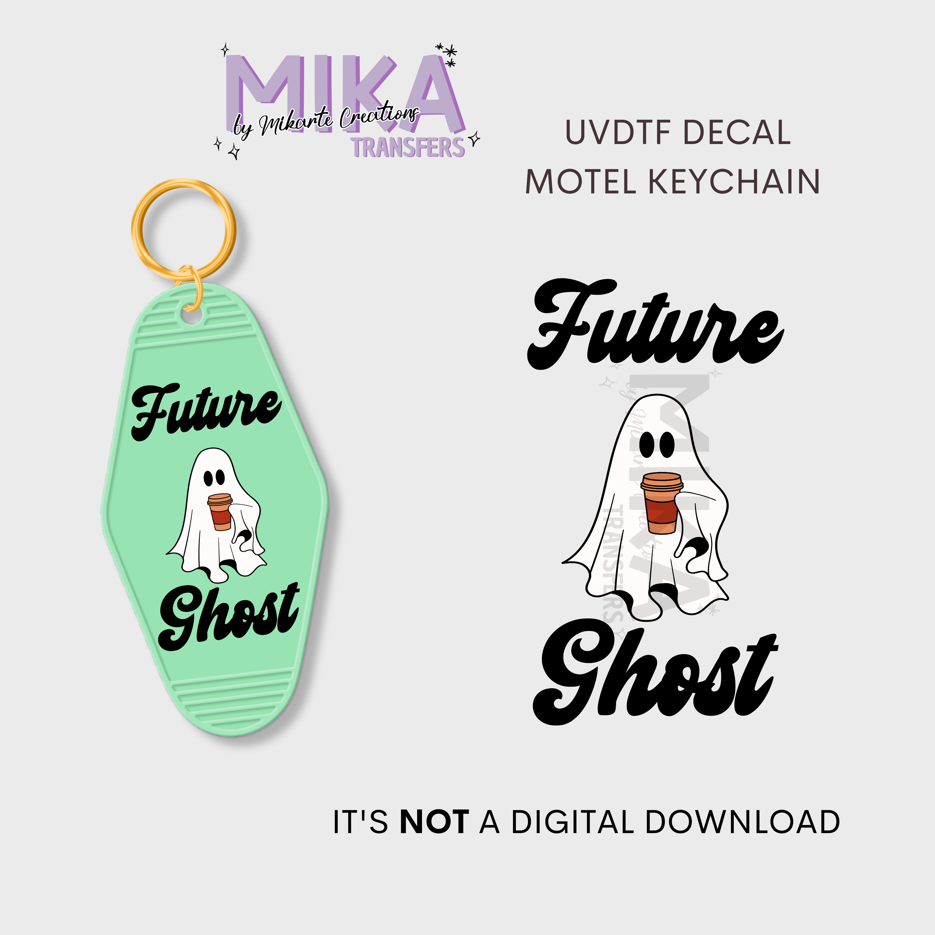 FUTURE GHOST | UV DTF Decal