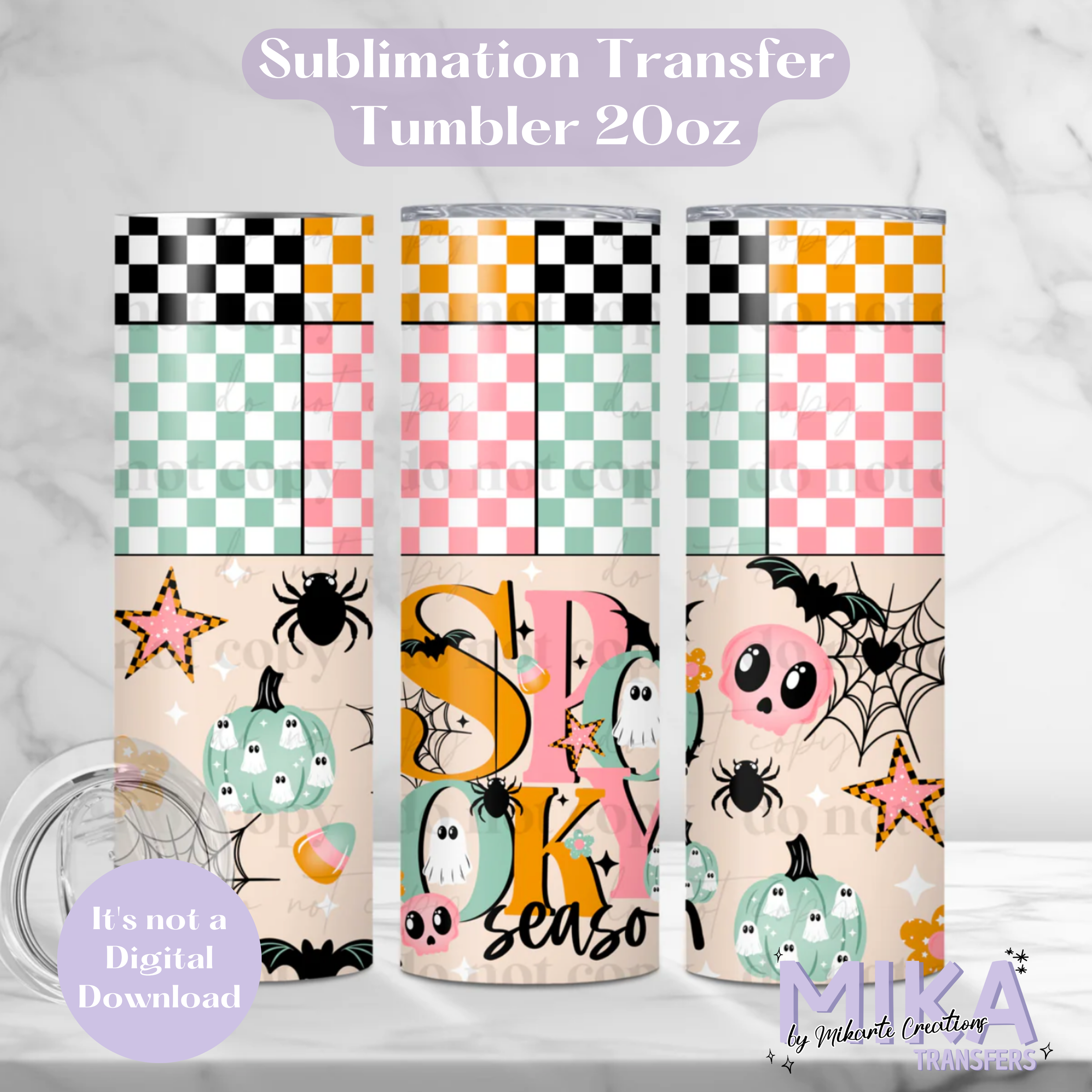 Spooky Season | Tumbler Sublimation Transfer