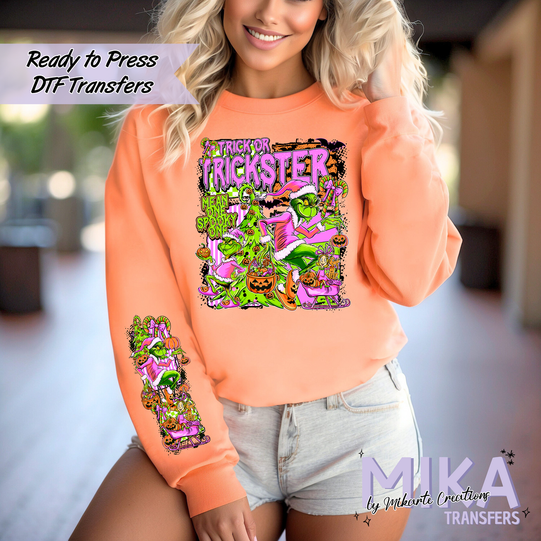 Green Trickster | DTF Transfer