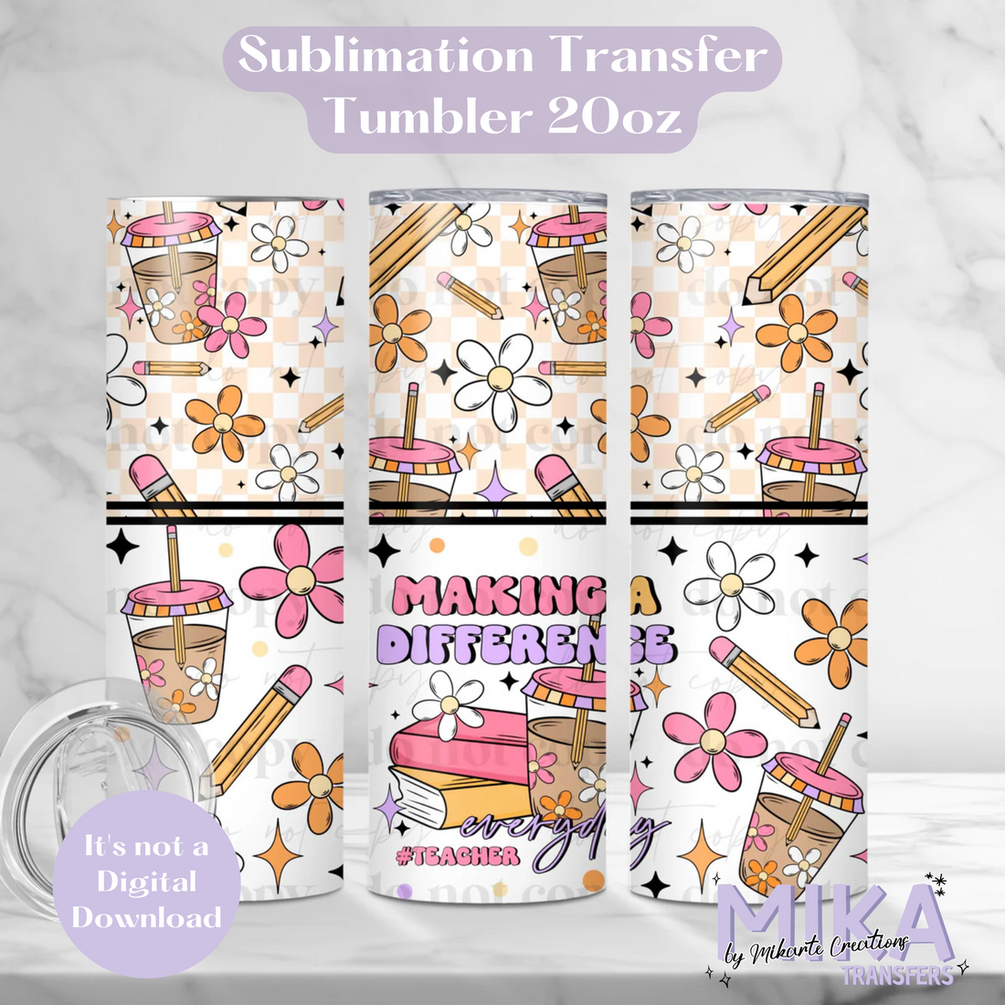 Making A Difference | Tumbler Sublimation Transfer