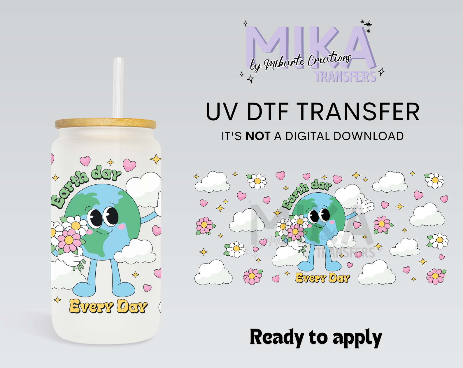 Día de la Tierra | UV DTF