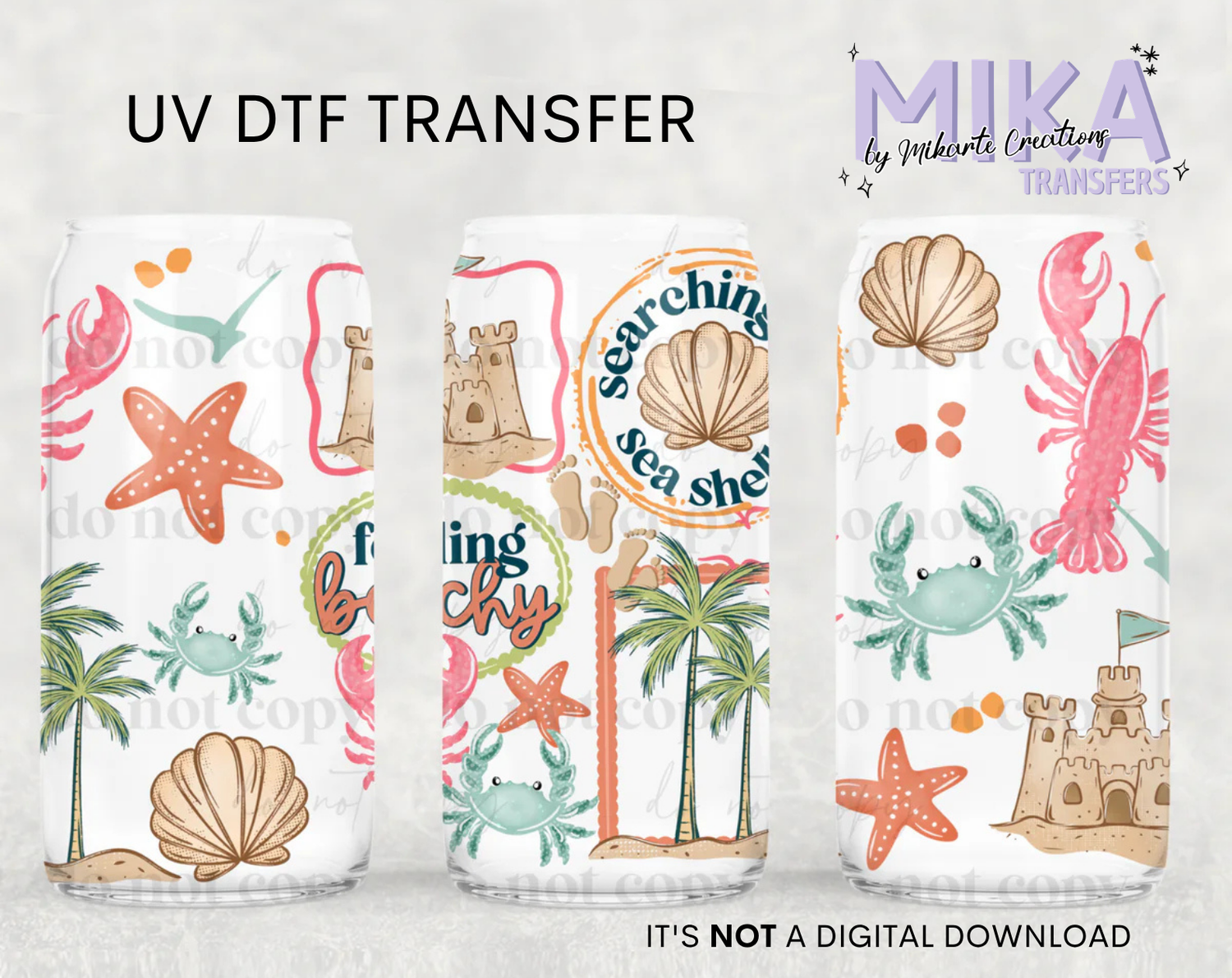 Feeling Beachy | UV DTF