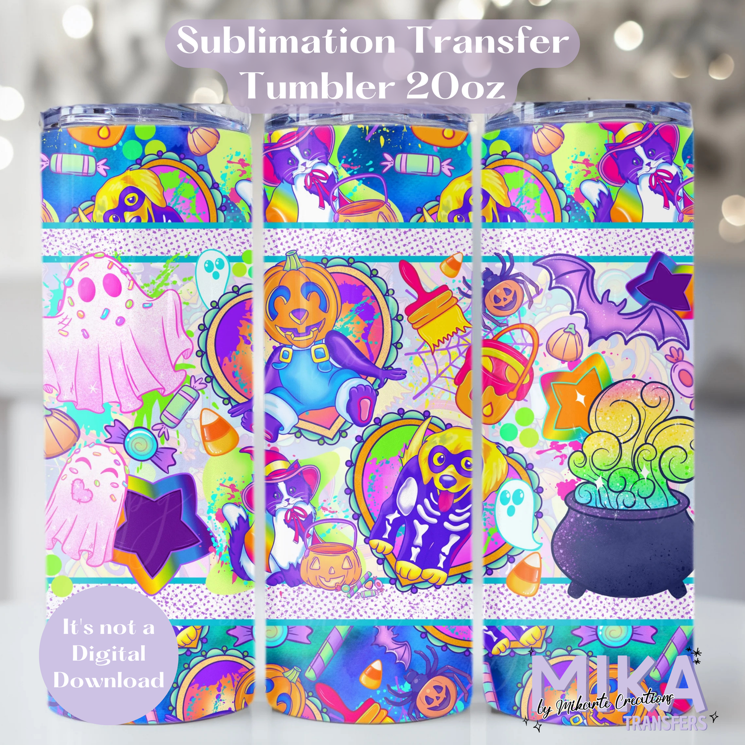 LF Halloween | Tumbler Sublimation Transfer