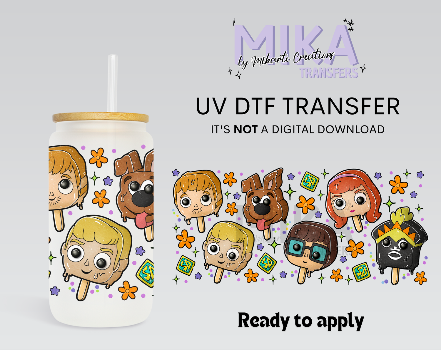 Scooby popsicle | UV DTF