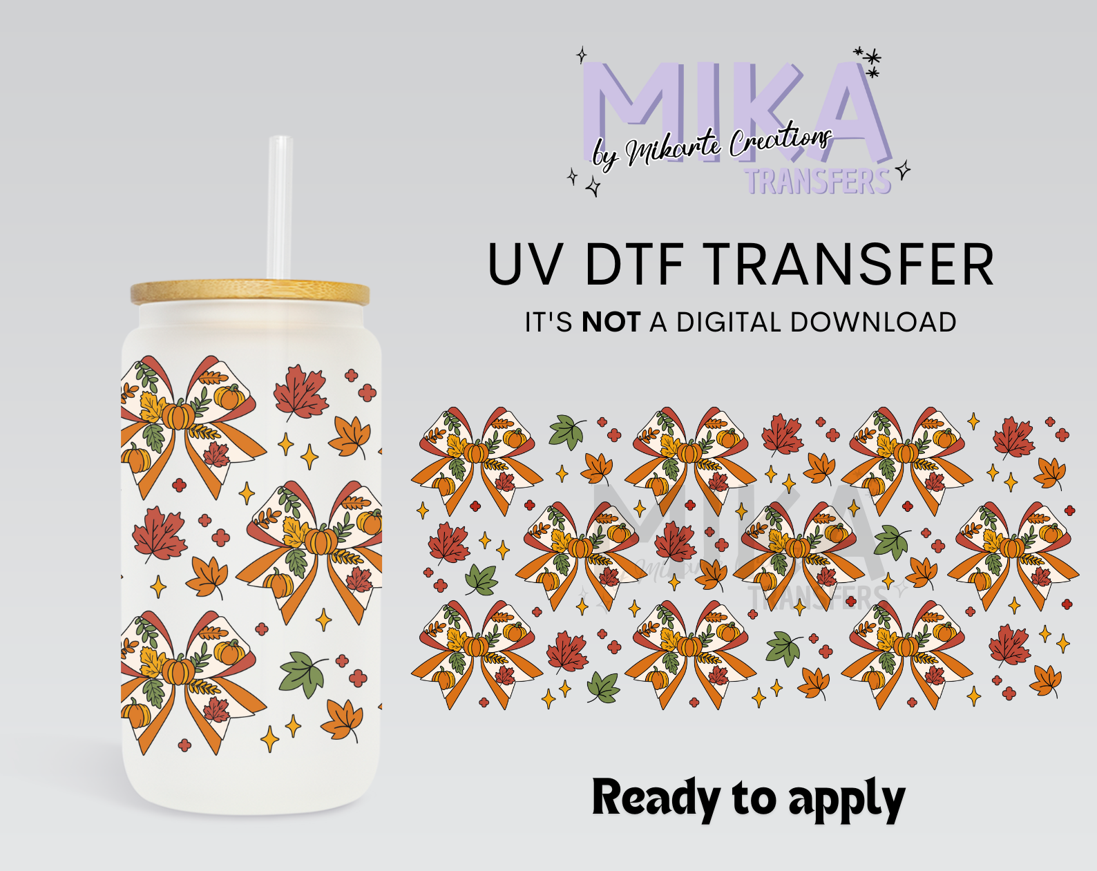 Lazo de Otoño | UV DTF