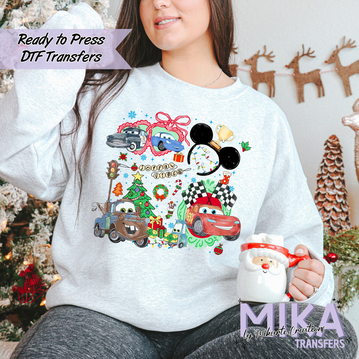 Car Christmas Locket | DTF transfers