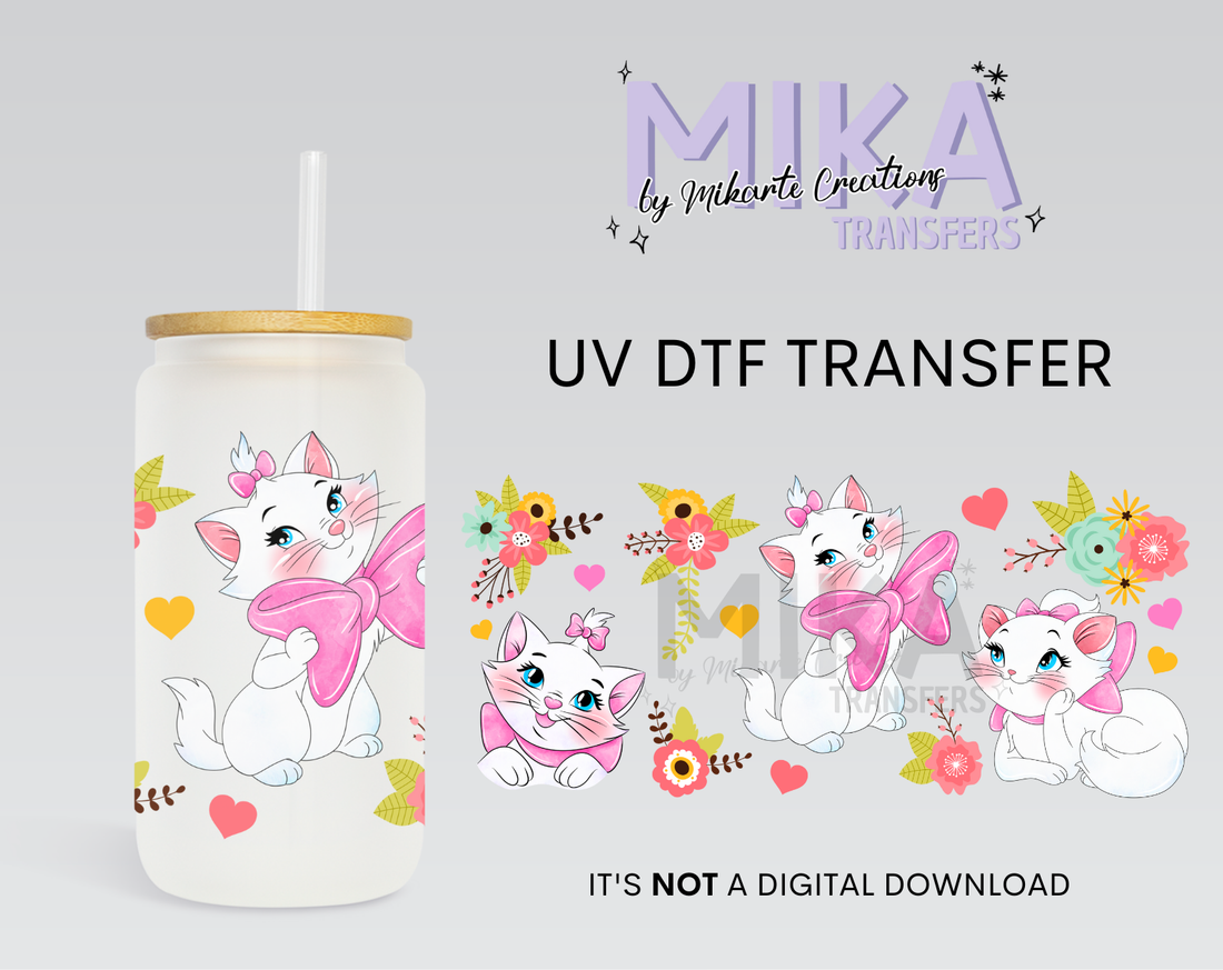 Cute Cat | UV DTF Wrap