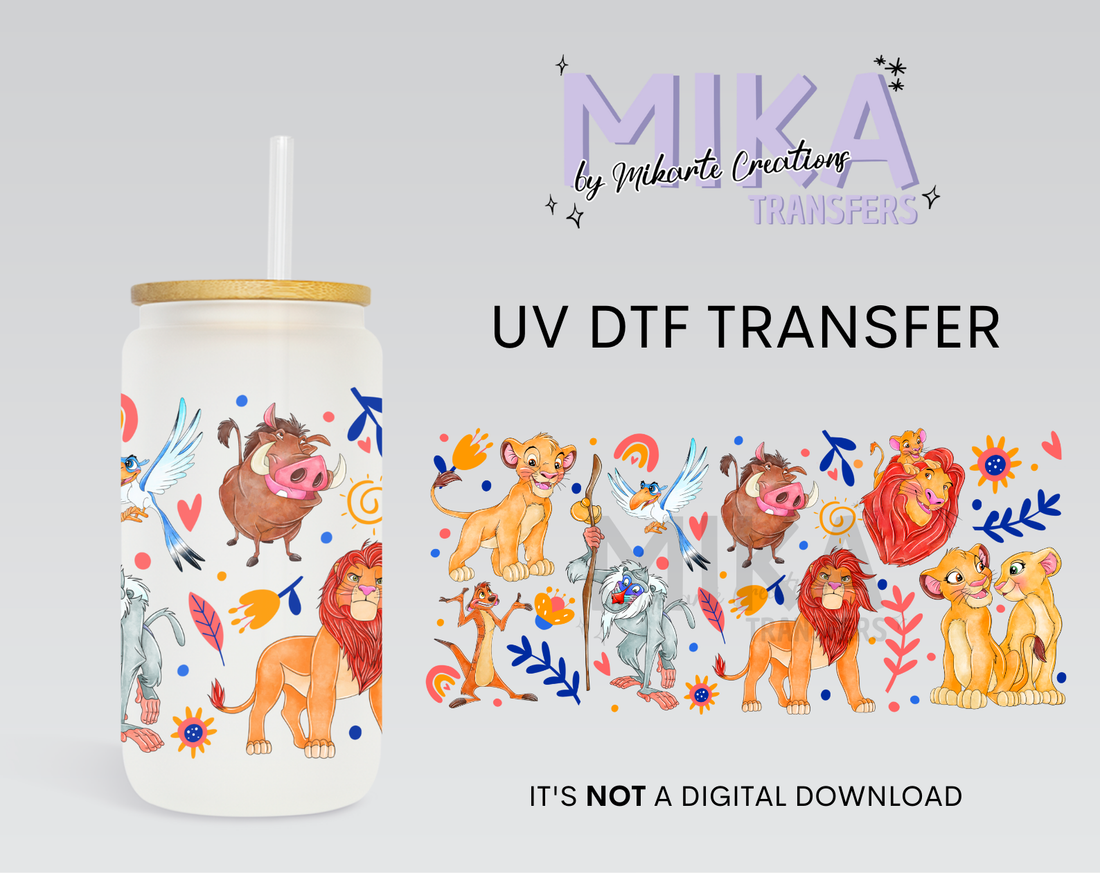 Lion | UV DTF Wrap