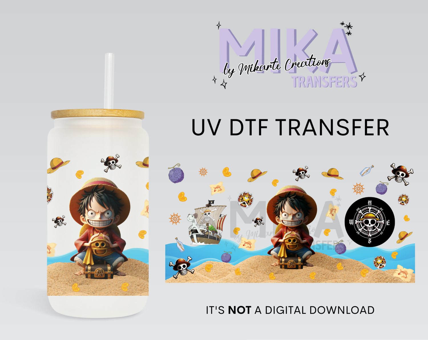 Luffy | UV DTF Wrap