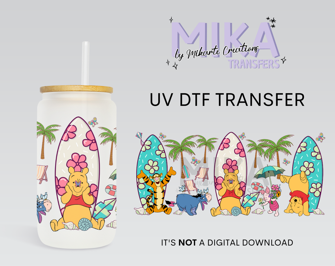 Bear Summer | UV DTF Wrap