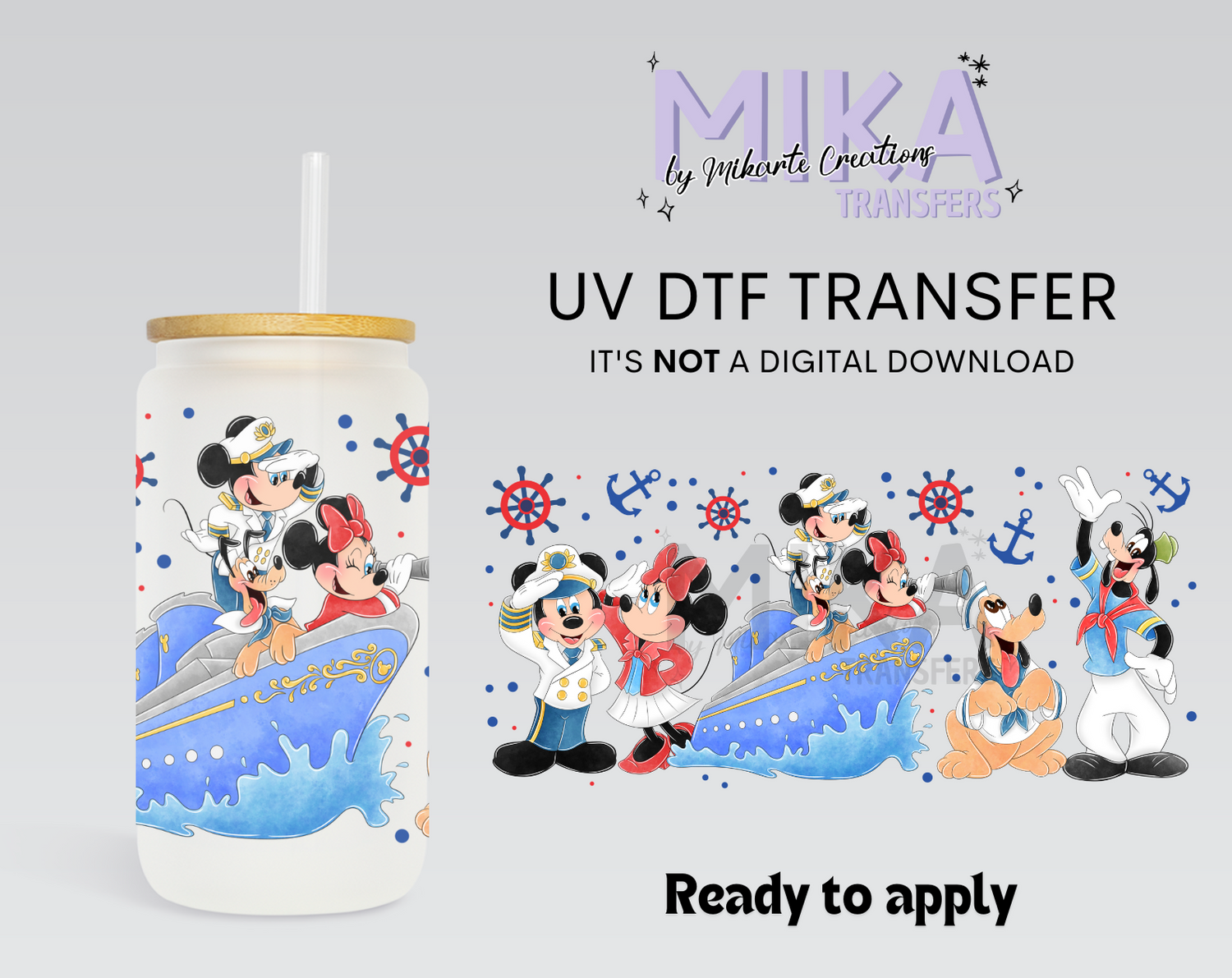 Mouse Sailor | UV DTF