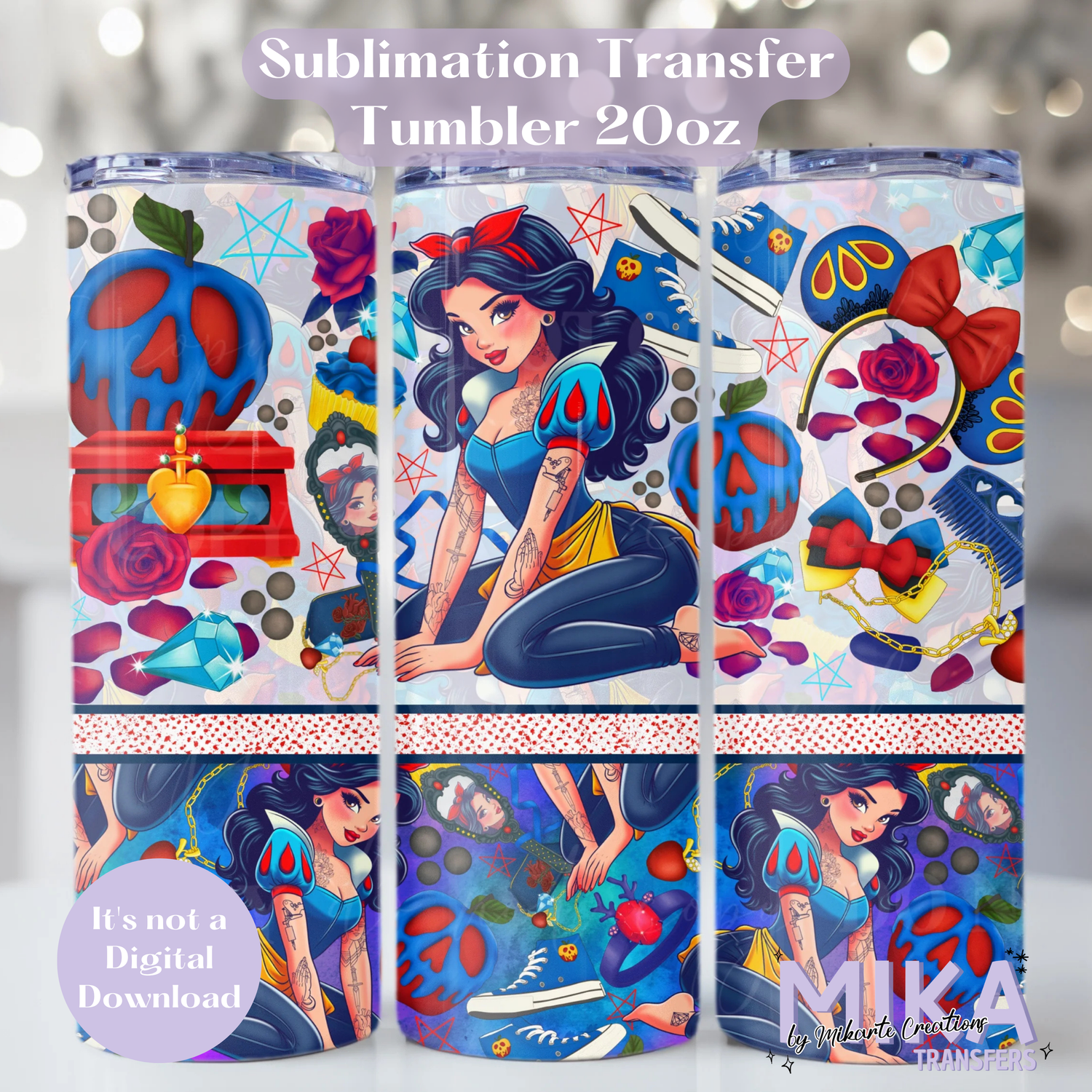 Snow W alt | Tumbler Sublimation Transfer
