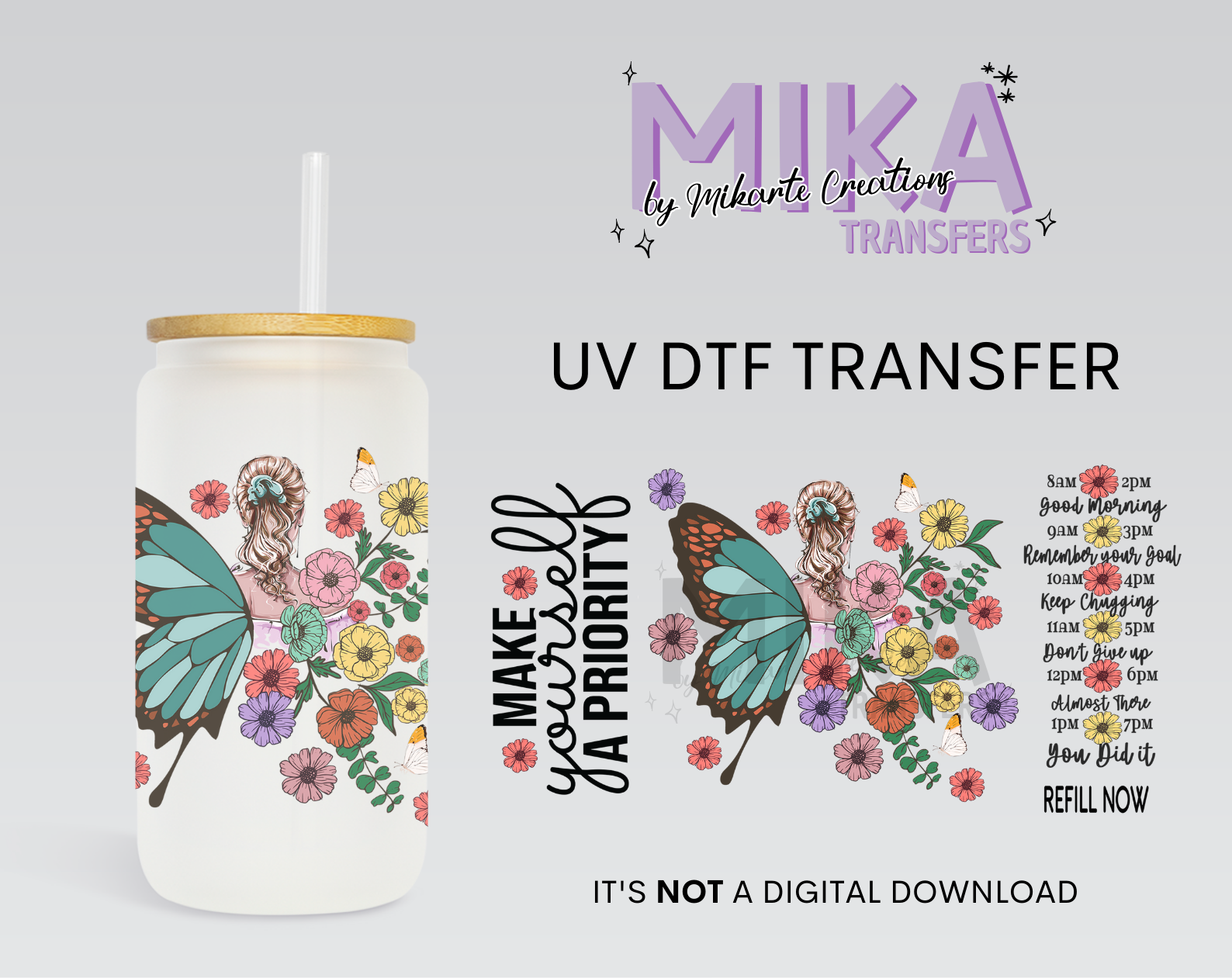 Make yourself a Priority | UV DTF Wrap