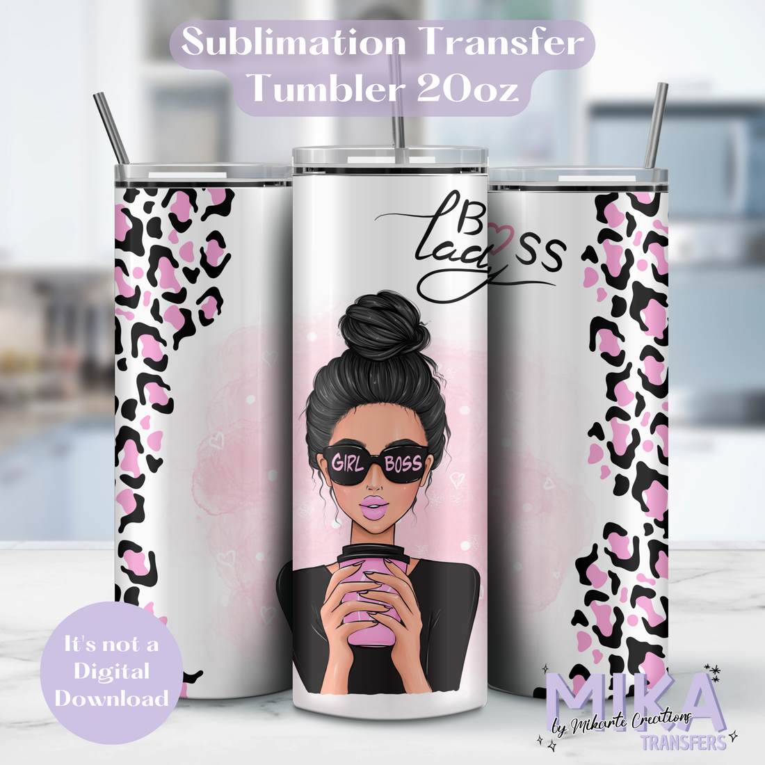 Boss Lady | Tumbler Sublimation Transfer