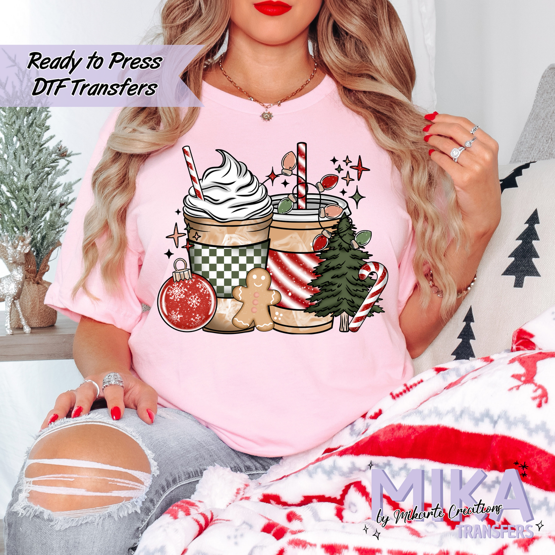 Christmas Coffee | DTF transfers