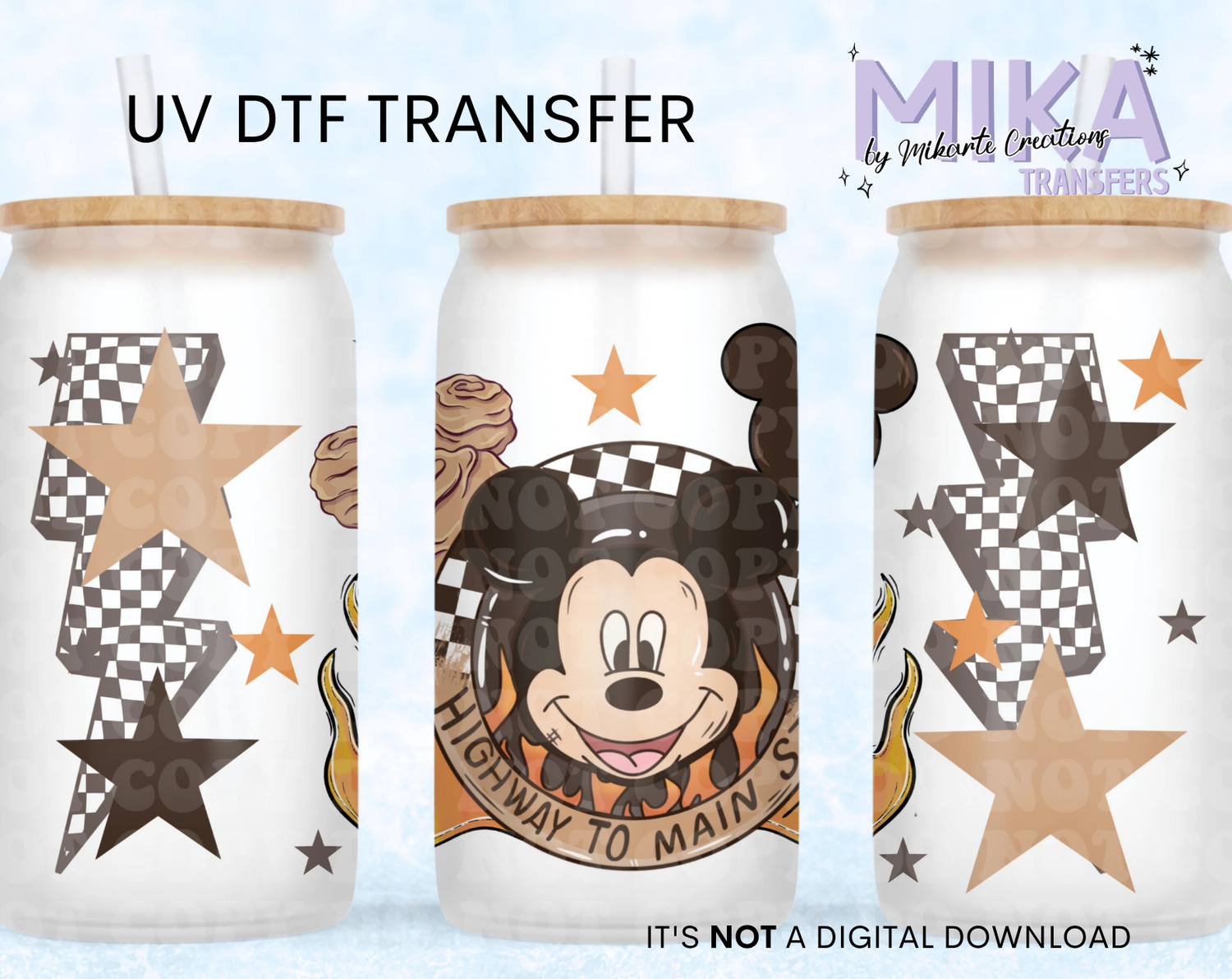 Highway to Main Street | UV DTF