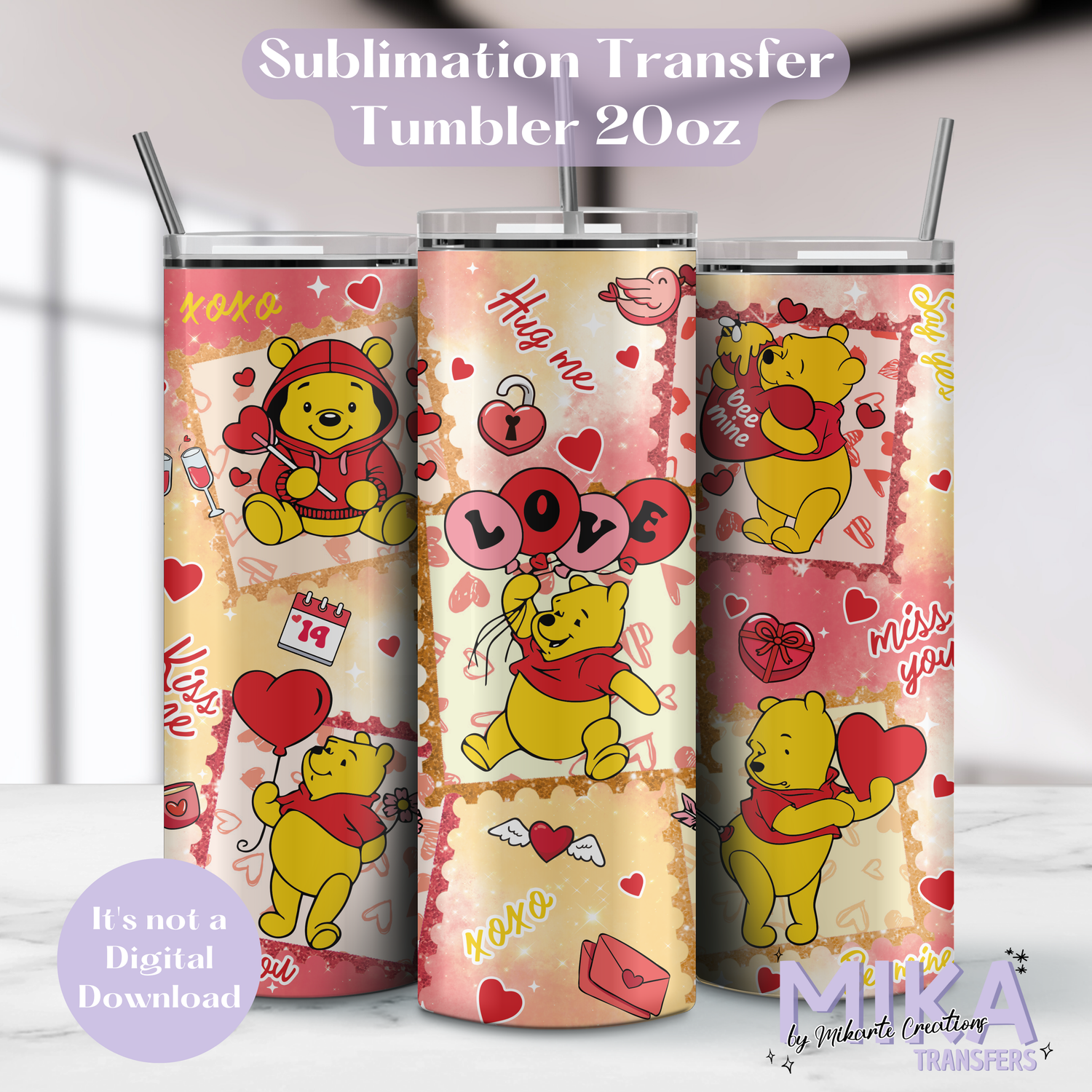 Valentine Movie Friend | Tumbler Sublimation Transfer