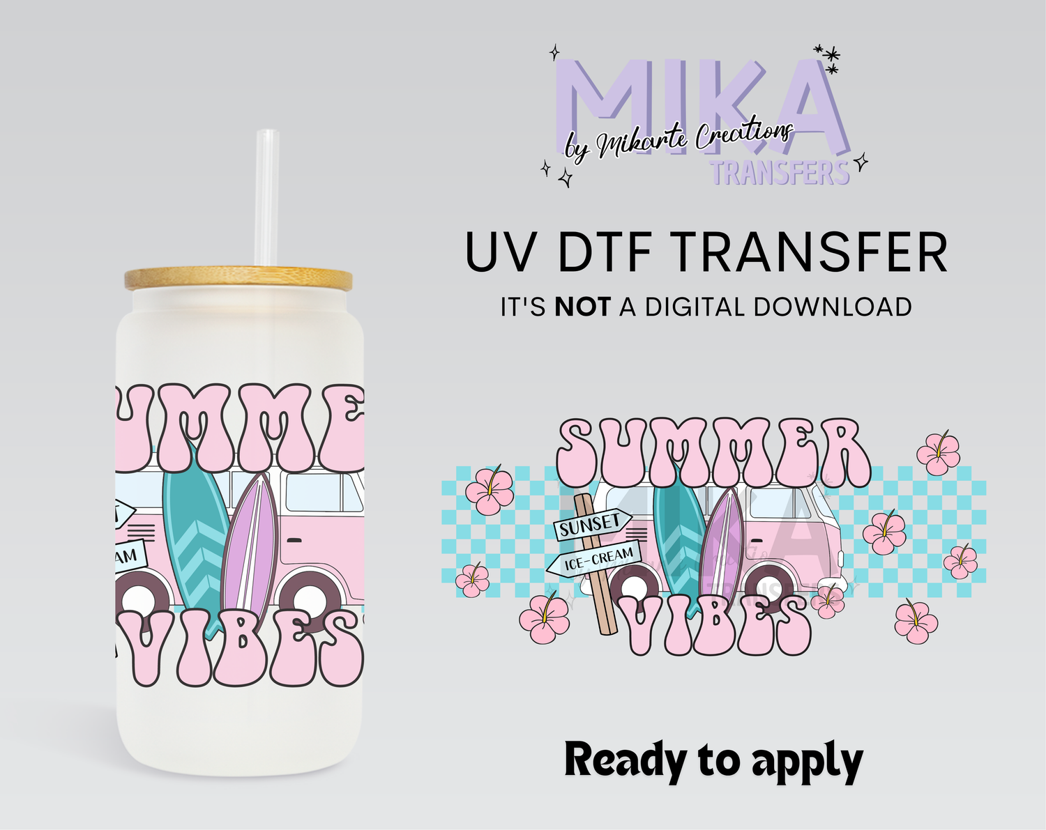 Summer beach | UV DTF