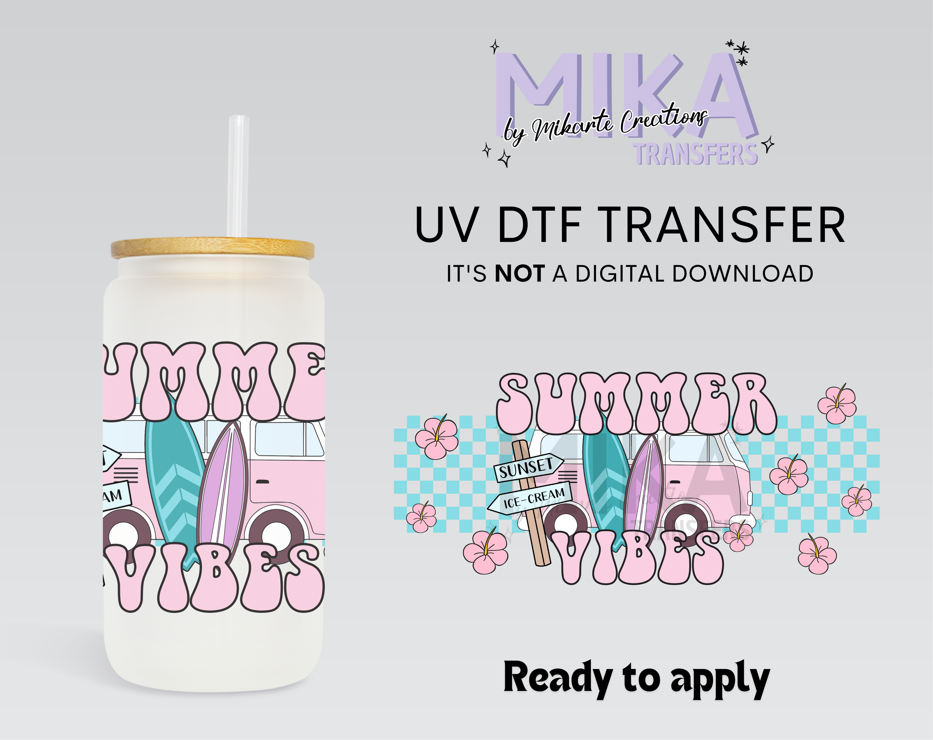 Summer beach | UV DTF