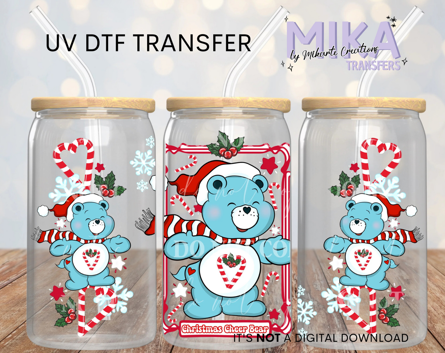 Christmas Cheer Bear | UV DTF