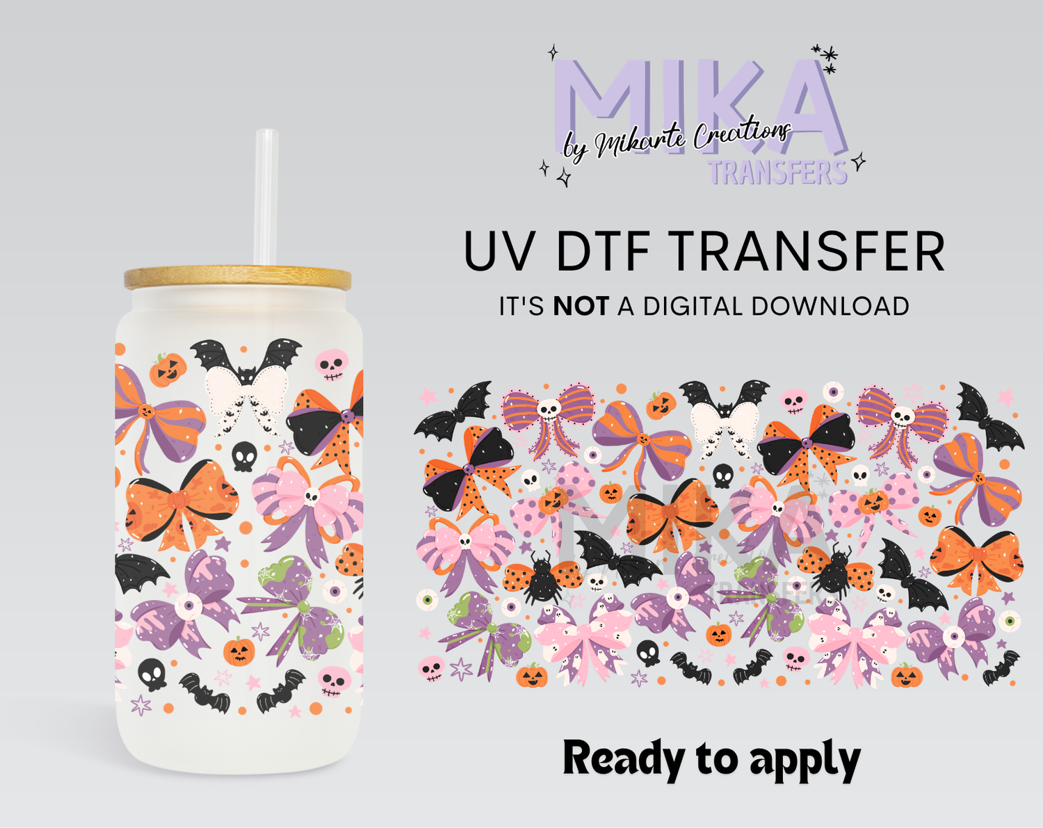 Spooky bows | UV DTF