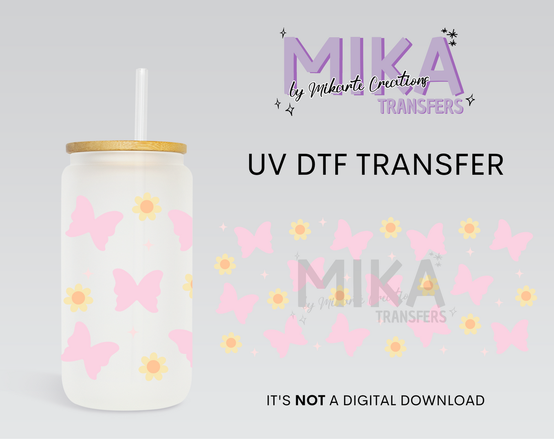 Boho Butterfly | UV DTF Wrap