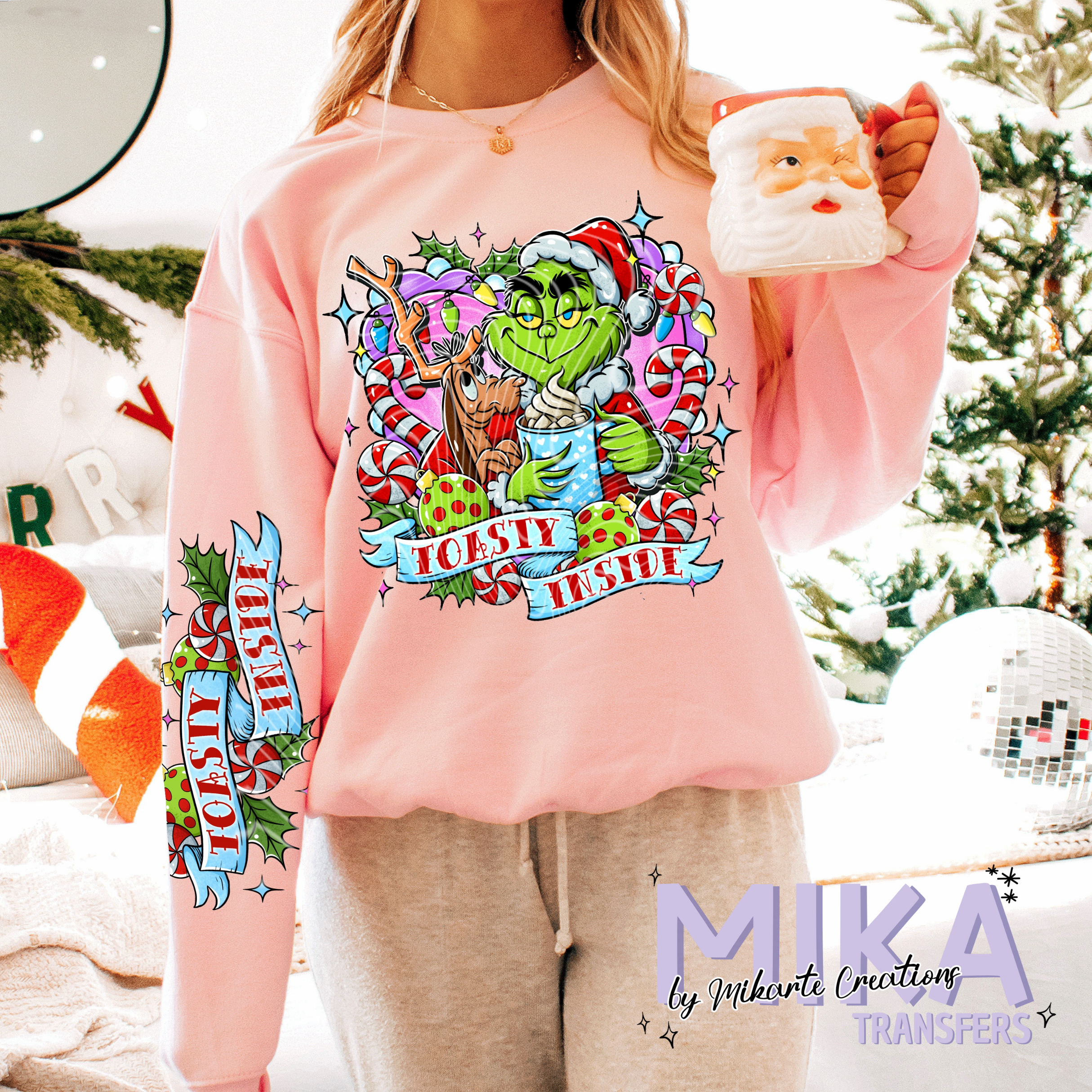 Toasty Grinch  | DTF Transfer