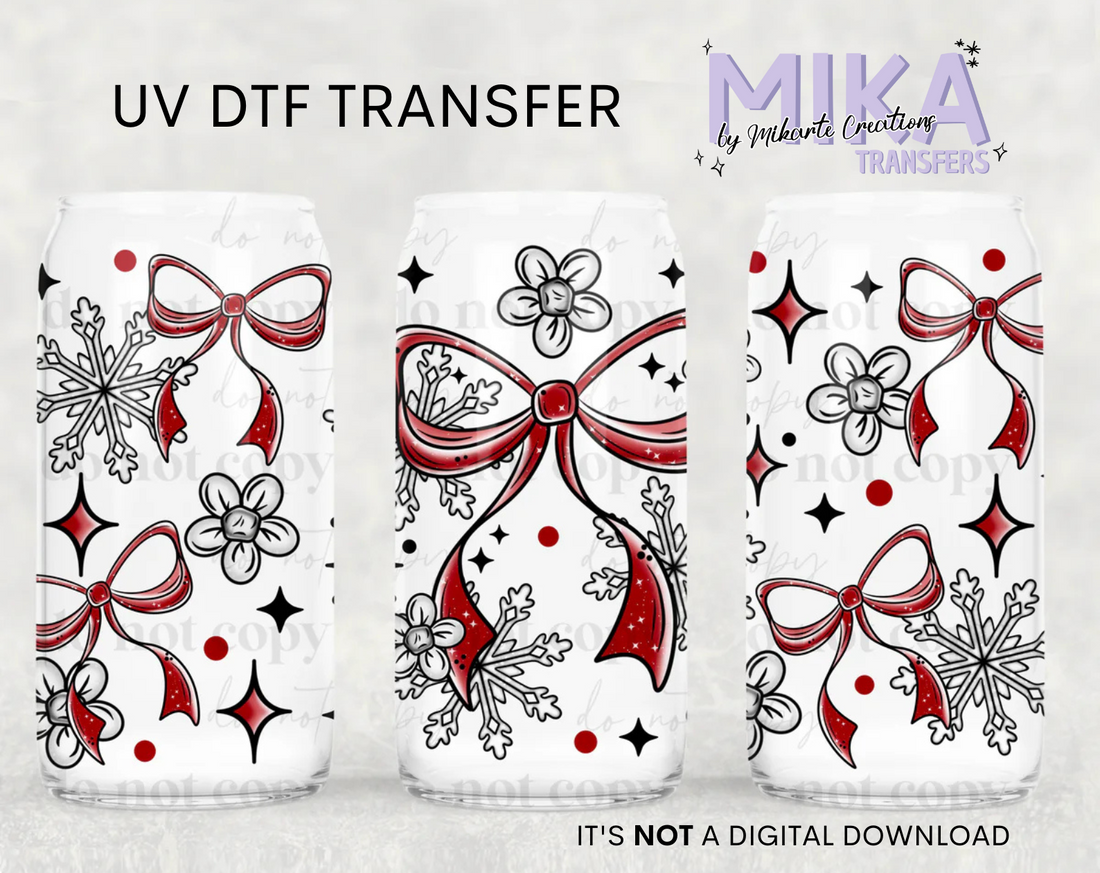 Christmas bows | UV DTF