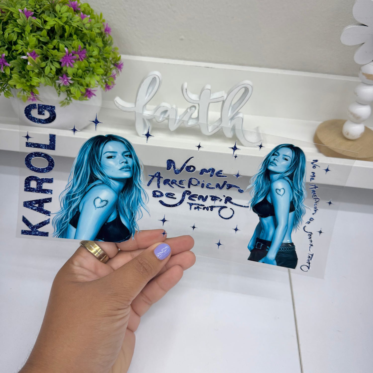KG No me arrepiento | UV DTF