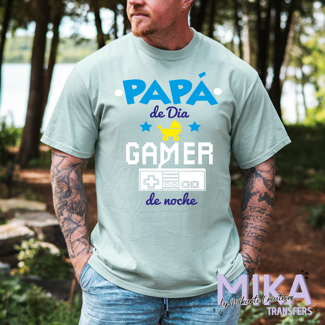 Papá de Día Gamer de Noche | DTF Transfer