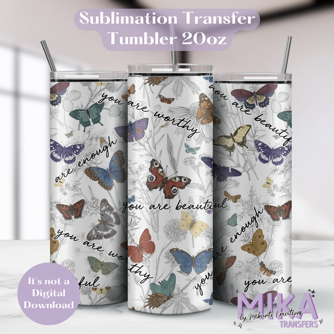 You are... - Tumbler Sublimation Transfer