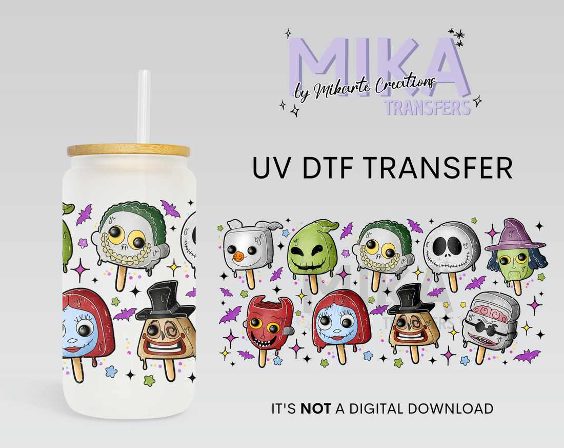 Halloween popsicle | UV DTF Wrap