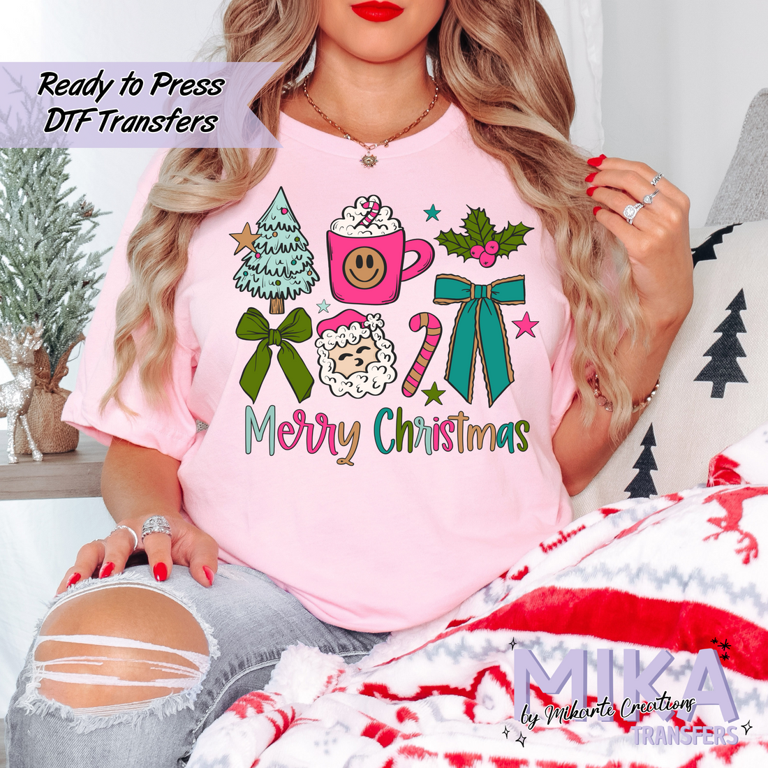 Merry Christmas | DTF Transfers