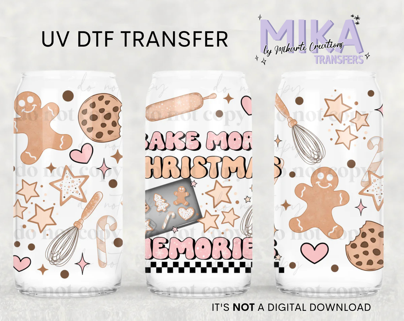 Bake More Memories | UV DTF Wrap