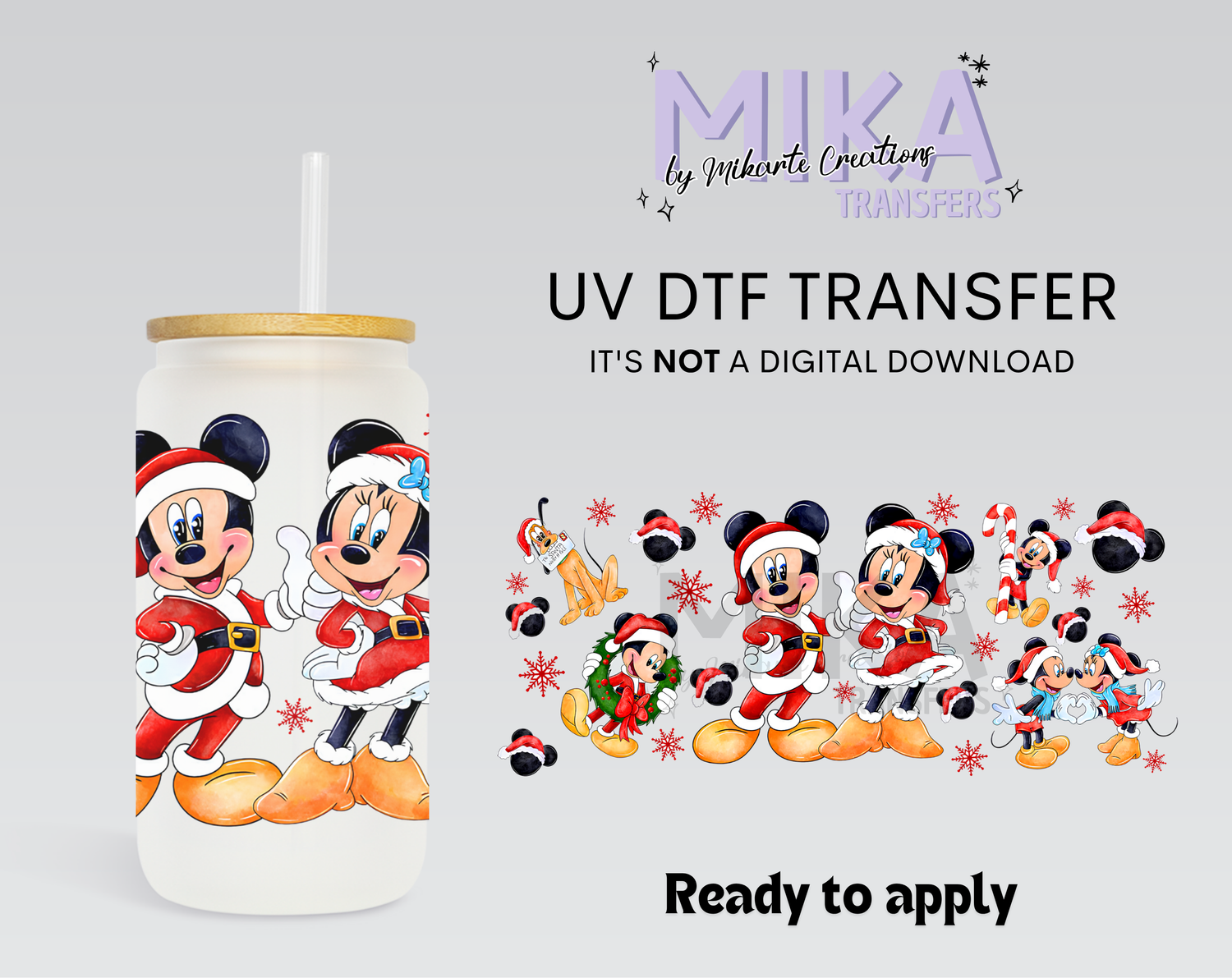 Mouse Christmas | UV DTF