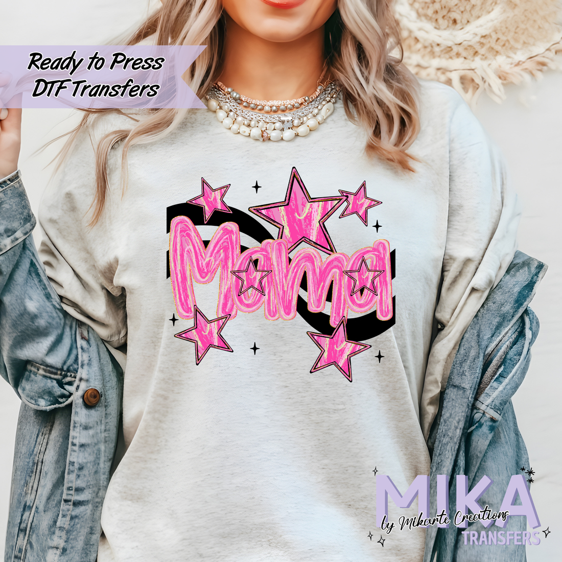 Mama Stars | DTF transfers