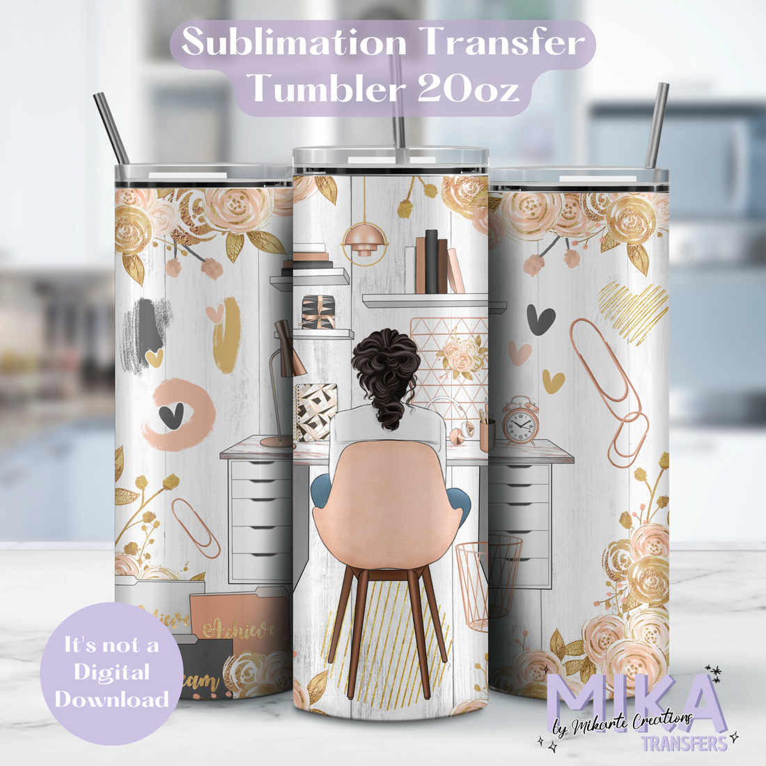 Girlboss | Tumbler Sublimation Transfer