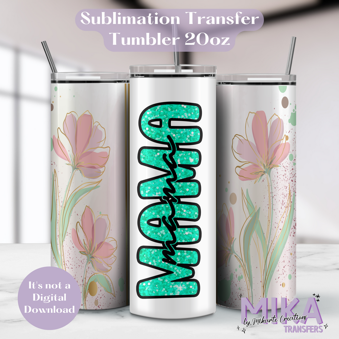 Mama | Tumbler Sublimation Transfer